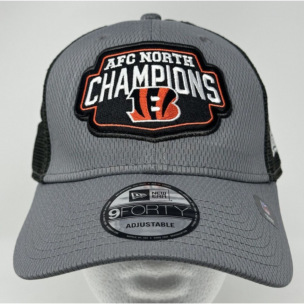New Era 9Forty Cincinnati Bengals AFC North Champions Mesh SnapBack Hat Cap OSFM